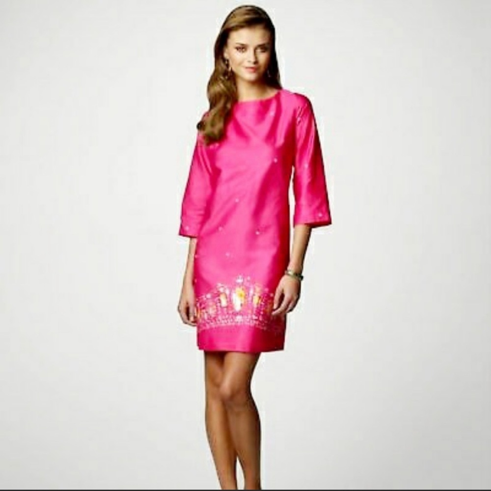 Lilly Pulitzer Pink Knee Length Dress